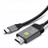 Type C naar HDMI-kabel 4K60Hz Groot scherm High-definition draad voor computer Mobiel naar televisieprojector