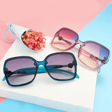 Damenmode-Sonnenbrillen Große gerahmte Anti-UV400-Brille