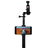 Extendable Stick Rod With Smartphone Adapter Holder Accessories Part For DJI Osmo Pocket 3-Axis Stabilized Handheld Gimbal