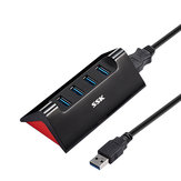 SSK SHU835 USB 3.0 zu 4-Port USB 3.0 Hub mit Micro USB Power Port