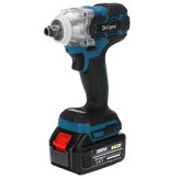 Drillpro 388VF 2 in1 520N.M Brushless Impact Cordless Electric Wrench Power Tool W/ 1/2x Battery