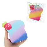 Vlampo Squishy Marshmallow Toast Bread 10*12*4cm Slow Rising With Packaging Collection Gift Soft Toy