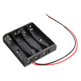 Κουτί μπαταρίας 4 θέσεων AAA Battery Box Κάτοχος μπαταρίας Board για 4 μπαταρίες AAA έργων DIY