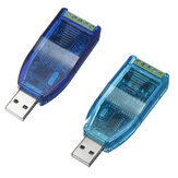 Módulo de comunicação USB para RS485 RS232 de nível industrial. Conversor de linha serial semiduplex bidirecional. Proteção TVS.