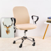 Copertura per sedia da ufficio elastica, copertura per sedile per sedia da computer estensibile a braccioli