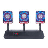 Auto-Reset Electric Scoring Shooting Target with Light and Sound Scoring Practice Target for Nerf Tool