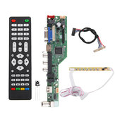 لوحة تشغيل تلفزيون عالمية T.SK105A.03 LCD LED TV متحكم في المؤثرات البصرية المتحولة TV/PC/VGA /HDMI/USB+7 زر + 1ch 6bit 30 كبل LVDS