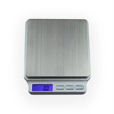 Портативный мини-цифровой цифровой Весы 0,1 г - 2 кг / 3 кг Карманный Чехол Вес почтовой кухни Шкала
