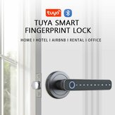 Tuya Akıllı Kapı Bluetooth Kilit Akıllı Anti-Hırsızlık Kapı Kilidi Dinamik Şifre Uygulama Parmak İzi Anahtar Kilidi Ev Kilidi