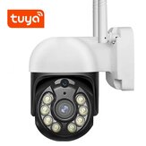 Tuya Smart 3MP Wifi IP Camera Dome Mini PTZ Camera Waterproof Smart Home CCTV Outdoor Motion Sensor Detection