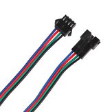 0.5M 4-pins connector mannelijke vrouwelijke kabel draad voor WS2811 WS2812 3528 5050 SMD RGB LED Strip