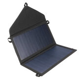 20W Katlanabilir Güneş Paneli Taşınabilir 5V 2A USB Pil Şarj Cihazı Power Bank Kampçılık Yürüyüş Seyahat İçin