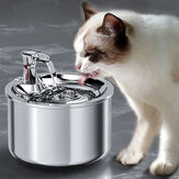 2L 3Modes Dog Water ذكي نافورة USB موزع وعاء للشرب وحدة تغذية للقطط جرو غير القابل للصدأ مستلزمات الحيوانات الأليفة الذكية من الفولاذ مضخة فائقة الهد