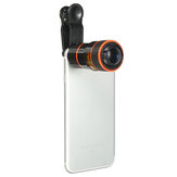 Zwart Universal 8X Zoom HD Optische Telescooplens voor Mobiele Mobiele Telefoon Camera