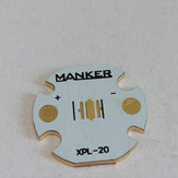 Manker 20mm miedziany MCPCB XPL XPE XPG Płytka drukowana z bezpośrednią ścieżką termiczną