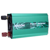 3000W Power Inverter DC 12V/24V To AC 110V/220V Transformer with USB Universal Socket Charge for RV Modified Sine Wave Green