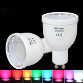 Mi Light Dimmable GU10 5W RGBW LED Smart Bulb 2.4G Wireless WiFi APP Control Лампа AC86-265V