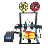 Kit stampante 3D TENLOG® TL-D3 a doppio estrusore 300 * 300 * 400mm Supporto dimensioni stampa Stampa doppio ugello con scheda madre motore a 7 assi