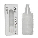20 piezas cubierta de sonda termoscan tapa de filtro de repuesto para Braun Oreja Termómetro Digital Termómetro cubierta de punta