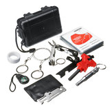 Kit de ferramentas de sobrevivência de acampamento de emergência SOS