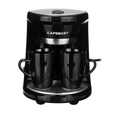 450W Auto Coffee Maker Making Machine Americano Commercial Freshly Espresso Semi-automatic Cafeteira 2Cup for Kitchen