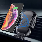 FLOVEME 10W Automatic Clamping Qi Wireless Car Charger For iPhone X Xs Max S9 Note 9 Mix 3