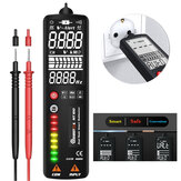 MUSTOOL MT100 Curved Screen Multimeter Digital Voltage Tester 3-Line Display Voltmeter Ohm Hz with Analog Bar & 8 LED Indicator DMM