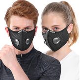 1 Adet Bisiklet Bisiklet Maske 5-layer Filtre Anti-sis PM2.5 Anti Toz Kirliliği Yüz Maske