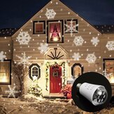 E27 4W LED Moving Four Kinds Snowflake Laser Projetor Lâmpada Para O Natal AC85-265V Decorações de Natal Apuramento Luzes de Natal