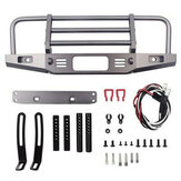 Adjustable Metal Front Bumper Protector Full Kit for 1/10 RC TRX4 Axial SCX10/ II Car Parts