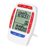 3-Line LCD Triple Digital Clock & Countdown Stopwatch タイマー for Kitchen Laboratory