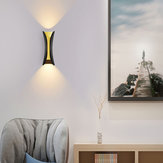 Luminária de parede LED COB moderna de 24W, à prova d'água IP65 para áreas internas e externas da sala de estar, corredor, tensão AC85-265V