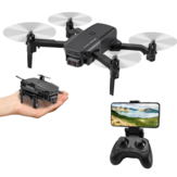 KF611 Mini WIFI FPV met 4K HD Groothoekcamera Headless-modus Hoogte vasthouden Opvouwbare RC-drone Quadcopter RTF