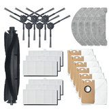 23Pcs Replacements for XIAOMI VIOMI S9 Vacuum Cleaner Parts Accessories Main Brushes*1 Side Brushes*6 HEAP Filters*6 Mop Dust Bag*6 Mop Clothes*4 [Not-original]