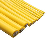 Fil de silicone jaune 1M 8/10/12/14/16/18/20/22/24/26/28/30 AWG SR Wire