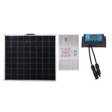 120W Solarpanel Mono Kit für die Batterieladung zuhause und beim Camping mit 20A Controller
