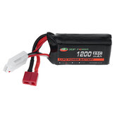 XF POWER 7.4V 1200mAh 25C 2S LiPo Battery JST Plug T Deans Plug for RC Car