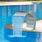 Edelstahl-Pool-Akzent-Brunnen-Teich-Garten-Swimmingpool-Wasserfall-Eigenschafts-dekorative Hardware