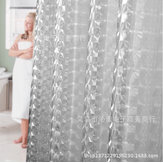 3D Cat Eye Shower Curtain Thick Waterproof