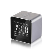 Altavoz inalámbrico miniatura YAyusi V9 con reloj despertador LED, radio FM y altavoces estéreo de bajos