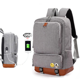 Rucksack mit USB-Ladeanschluss Rucksäcke für Männer Frau Schultertasche Laptop-Tasche Reiserucksack Beiläufiger Rucksack College-Tasche Für 15-Zoll-Laptop