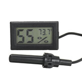 Termo-Higrômetro Incorporado FY-12 Celsius/Fahrenheit Higrômetro Eletrônico Termo-Higrômetro Digital com Sonda