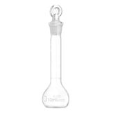 10 mL heldere glazen volumetrische fles met glazen stop Lab chemie glaswerk