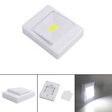 Mini COB LED Przełącznik ścienny Lampka nocna do szafy Magnetyczna bateryjna lampa awaryjna na baterie
