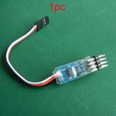 PPM naar PWM Adapter Kabel Draad 3.3V-6V 4CH PPM Signaalomzetter Decoder voor RC Model Servo ESC Verbindingsaccessoires