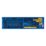 AKKO 157 Keys Macaw Keycap Set Kirschprofil PBT Zweifarbige Formkappen für mechanische Tastaturen