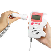 2.0 MHz LCD Digital Doppler fetale prenatale Cuore Schermo monitor audio Display Rilevatore di tester Dispositivi di monitoraggio del misuratore di impulsi fetali