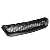 ABS Front Hood Grill Grille For Honda Civic 1996-1998 JDM T-R Style