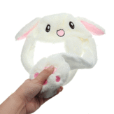 55 CMウサギの耳の帽子は、エアバッグキャップぬいぐるみギフトレコードビデオダンスのおもちゃを移動することができます