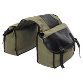 Torby motocyklowe z płótna Plecak boczny Praktyczna torba bagażowa Army Green